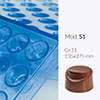 Injection Plate polycarbonates chocolate moulds