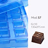 Injection Plate polycarbonates chocolate moulds